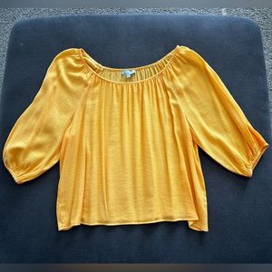 NWOT Antonio Melani Yellow Blouse